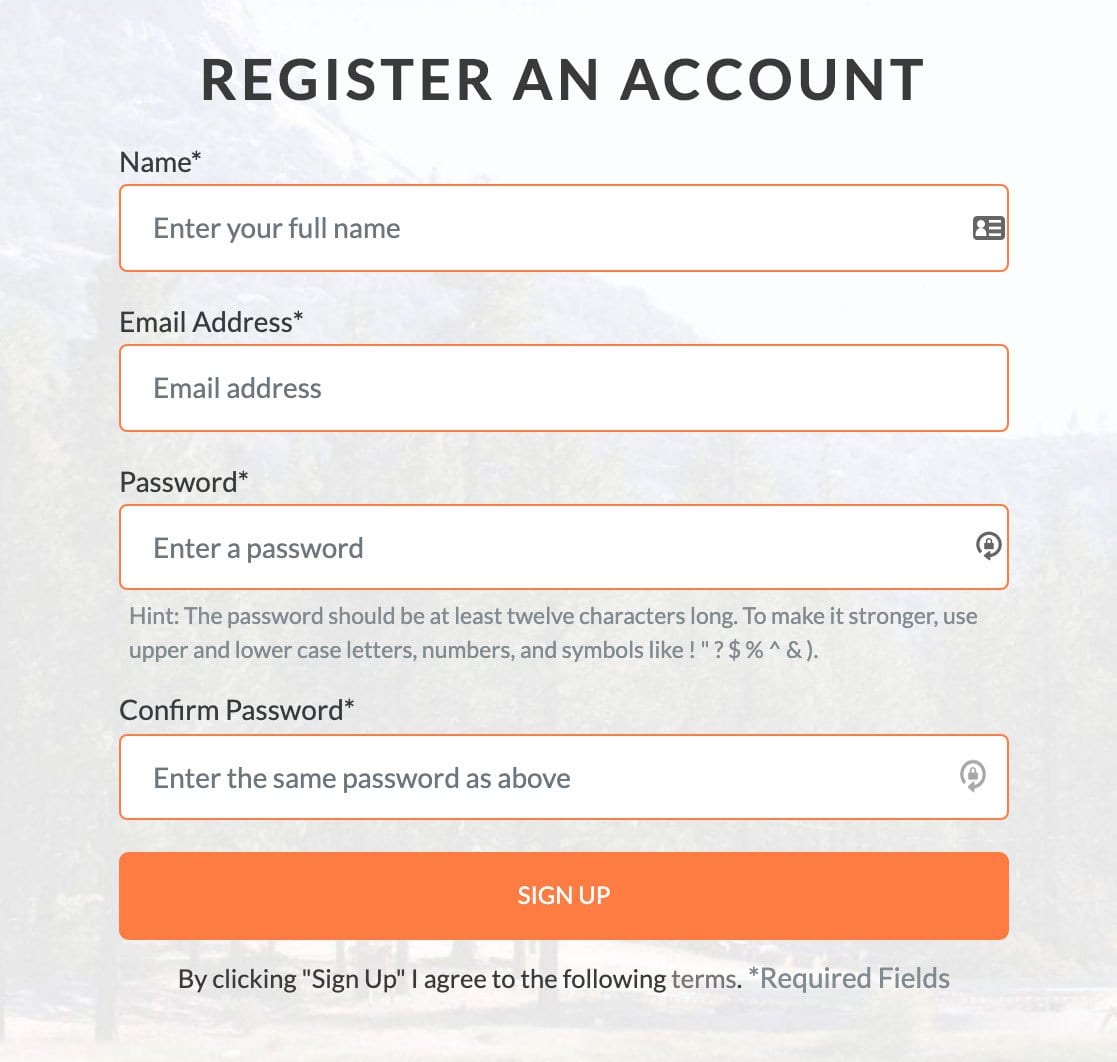 Registration Form